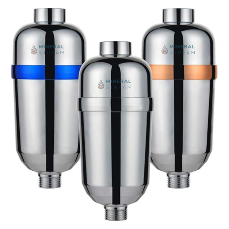 فلتر استحمام متطور للمياه العسرة