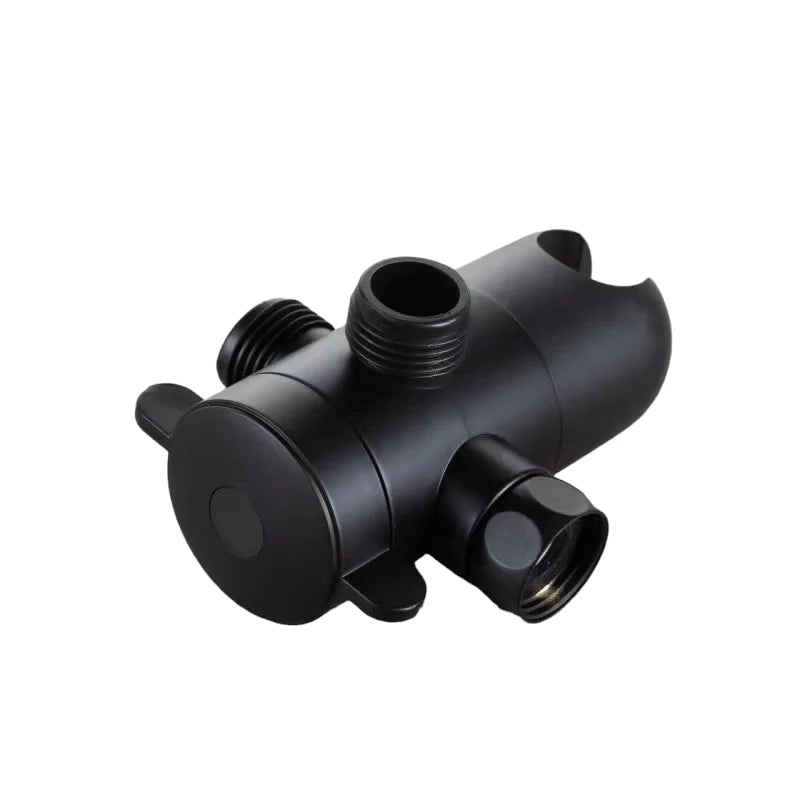 محول دش ثلاثي الاتجاه - أسود