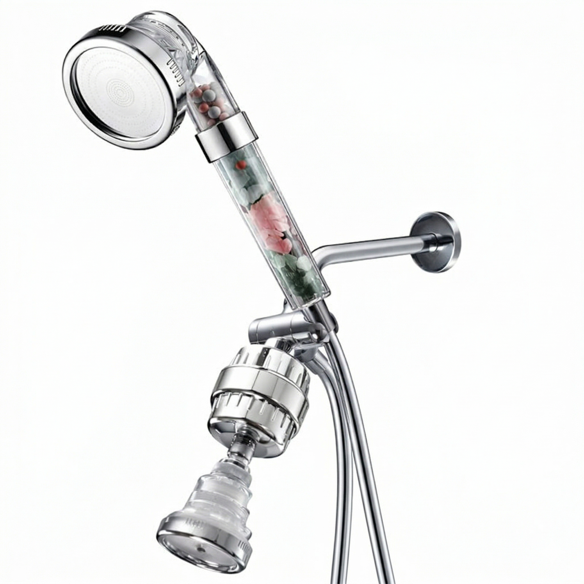 MineralStream Chakra Dual Shower System front view