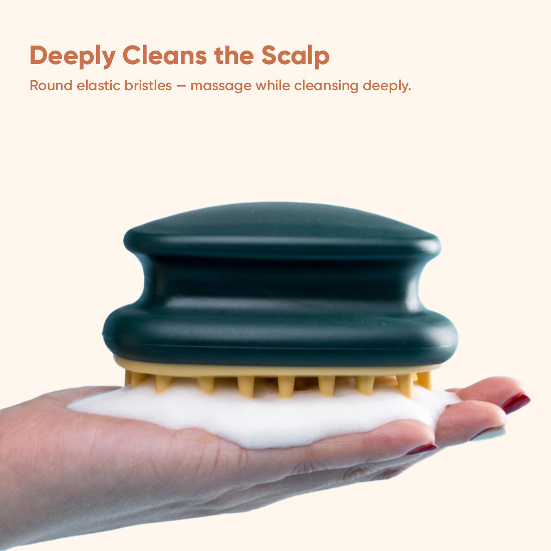 تدليك فروة الرأس بالاستحمام