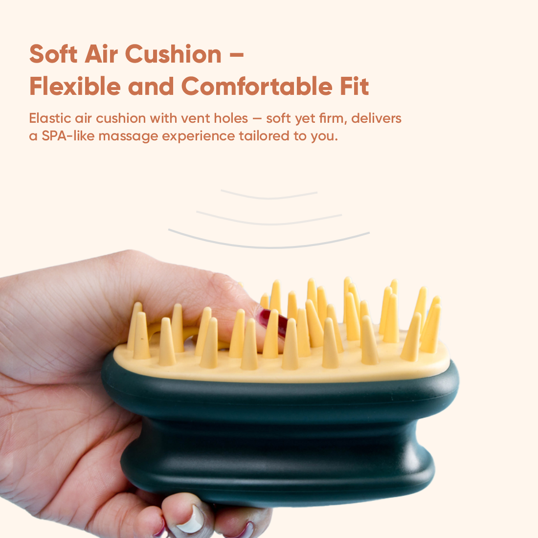 تدليك فروة الرأس بالاستحمام