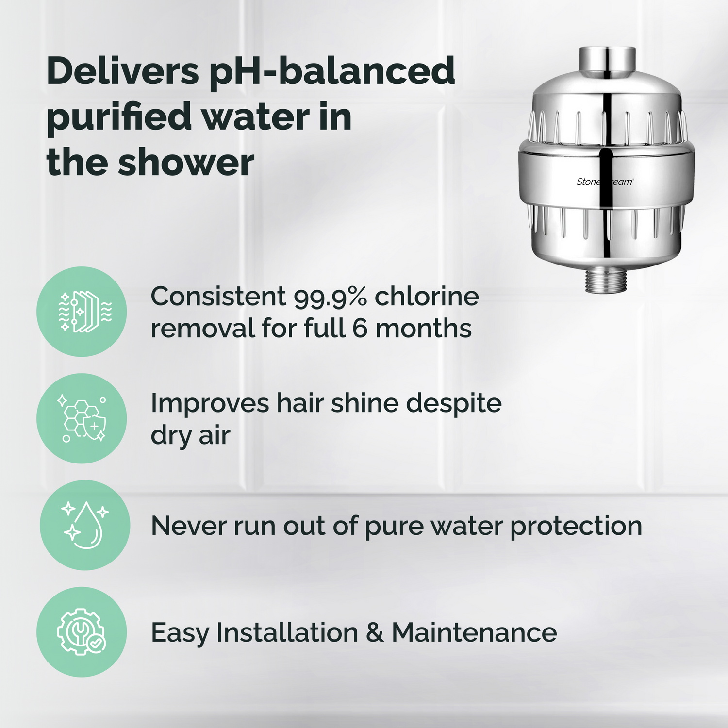 فلتر دش للمياه الصلبة
