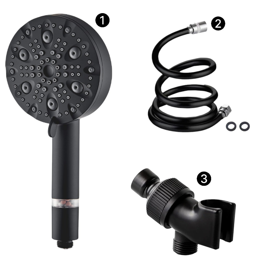 MineralStream Luxe 9 Mode High Pressure Showerhead (Filtered)