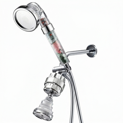 MineralStream Chakra Dual Shower System front view