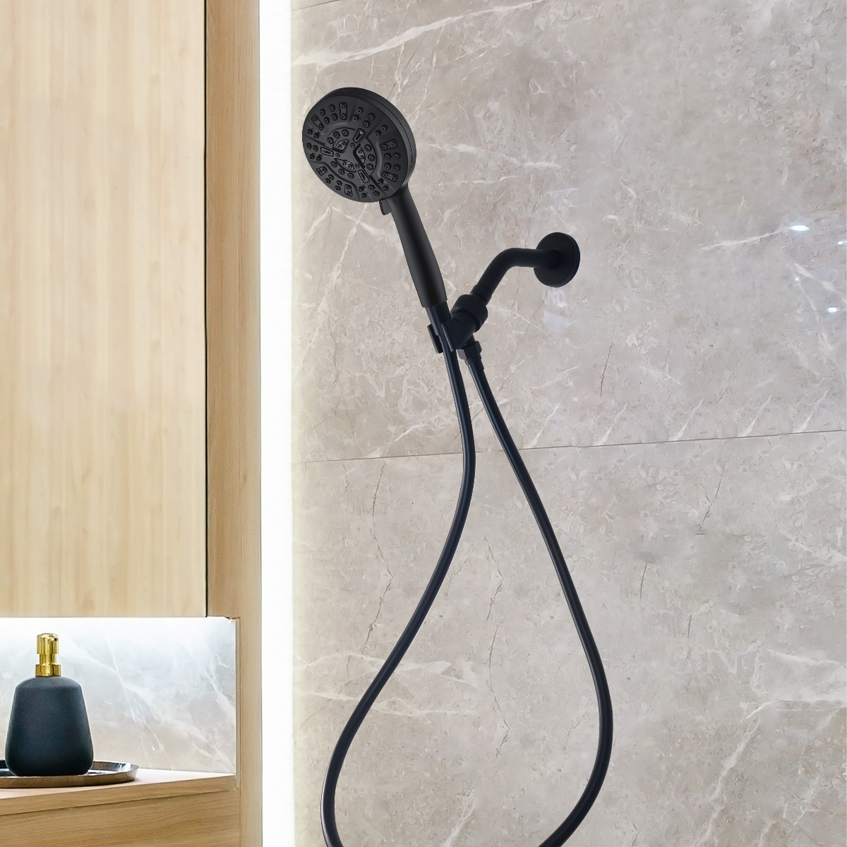 Luxe 10 Mode Mode Shower Squares Kit