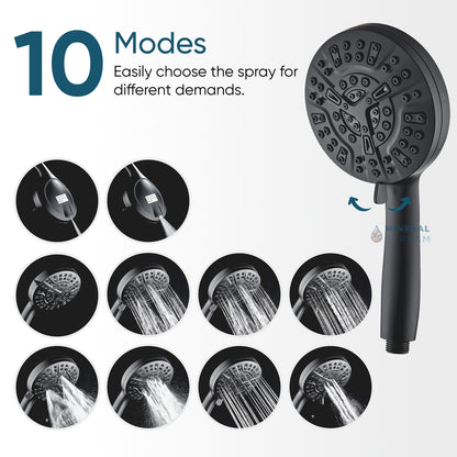 Luxe 10 Mode Mode Shower Squares Kit