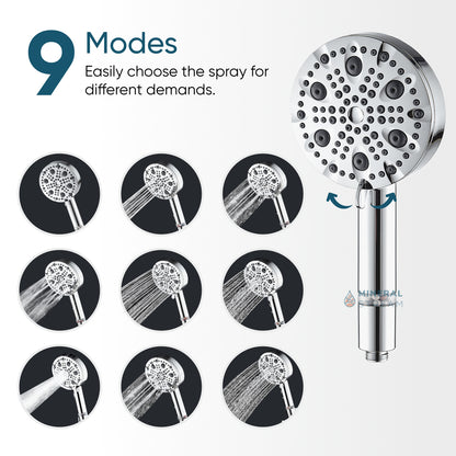 Luxe 9 Mode Mode Shower Duffers Kit